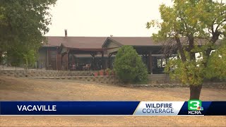 Family of firefighters protects their Vacaville home from wildfire