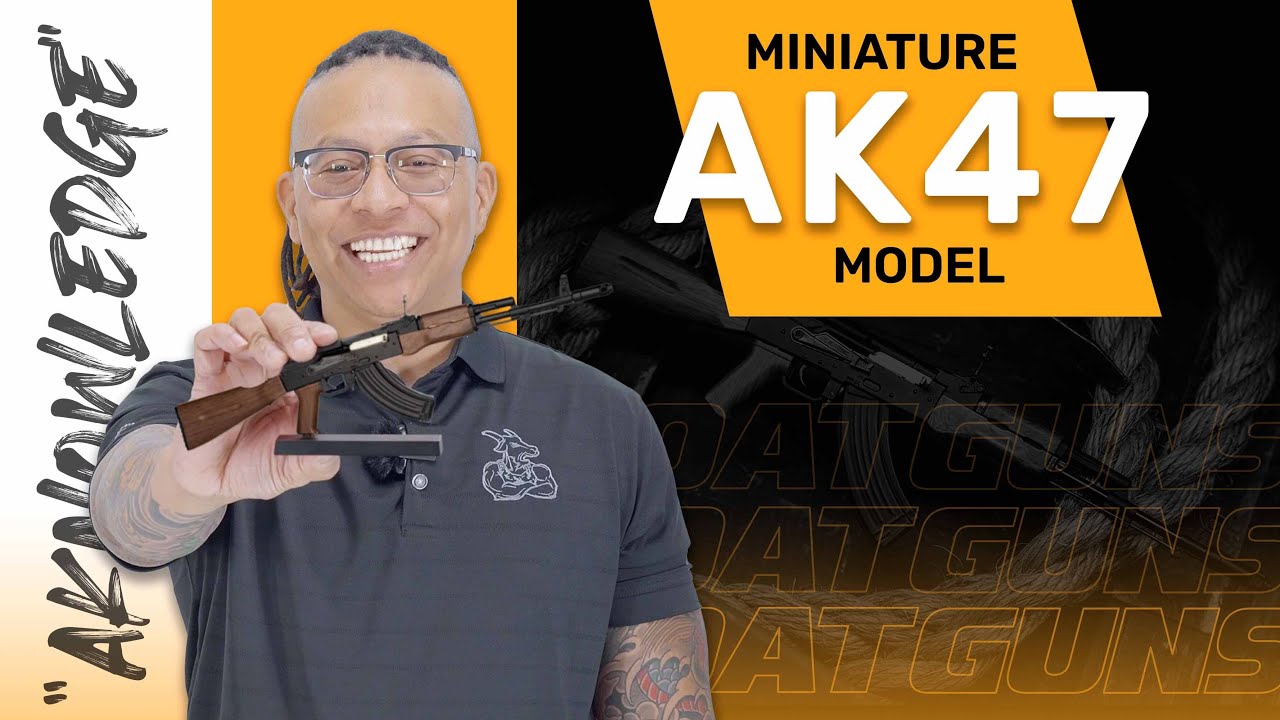 Miniature AK47 Model in Black