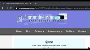Simple Attendance Record System using PHP/MySQLi DEMO