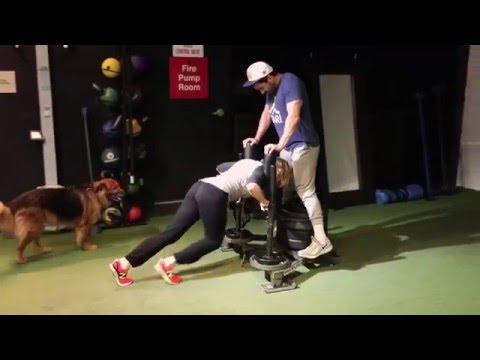 Chelsea Handler 500 Pound Sled Push