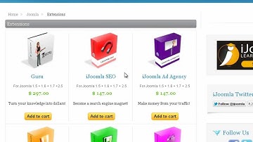 Joomla Store Products Layouts Settings