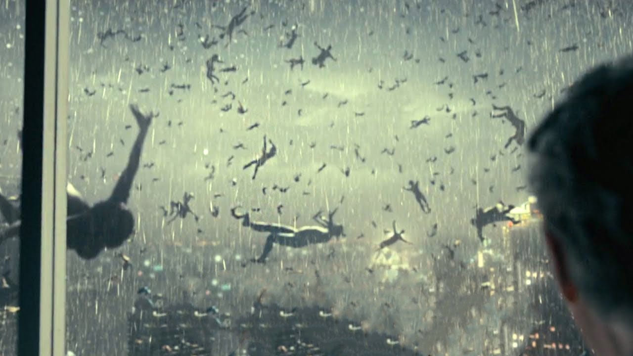 The Man Looked Out of The Window And Saw a Rain of People