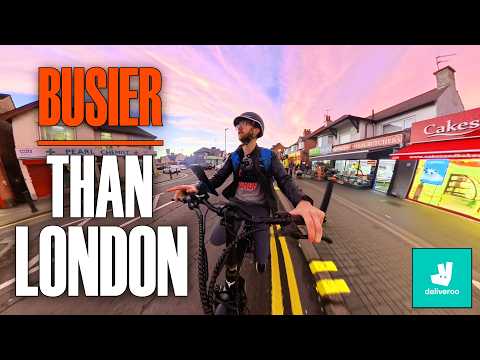 This City Was Busier Than London POV Food Delivery Shift