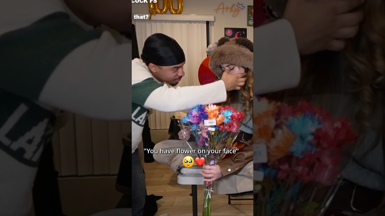 Arky got the flower bit off Bonnie’s face