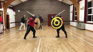 Sword & Shield Sparring - Mike vs Nick