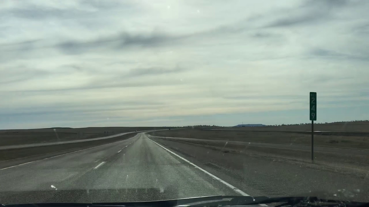 Montana /North Dakota border on I94 YouTube