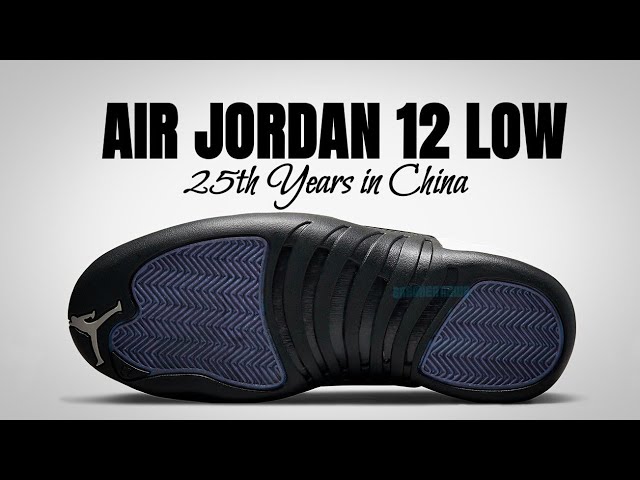 This Air Jordan 12 Low Celebrates 25 Years of Jordan Brand in China -  Sneaker Freaker