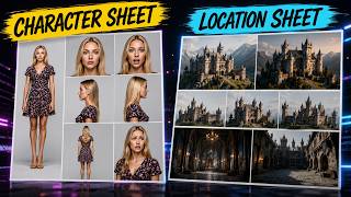 Create FULL Character Sheets & Location Sheets in SECONDS with this workflow and Custom Node!