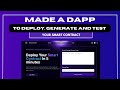 Deploy , Generate and Test your Smart Contract without Hardhat and Thirdweb