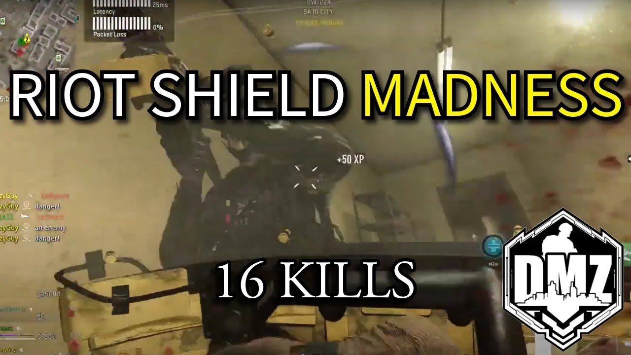 RIOT SHIELD — новая DMZ META! 16 убийств (DMZ Полное видео)