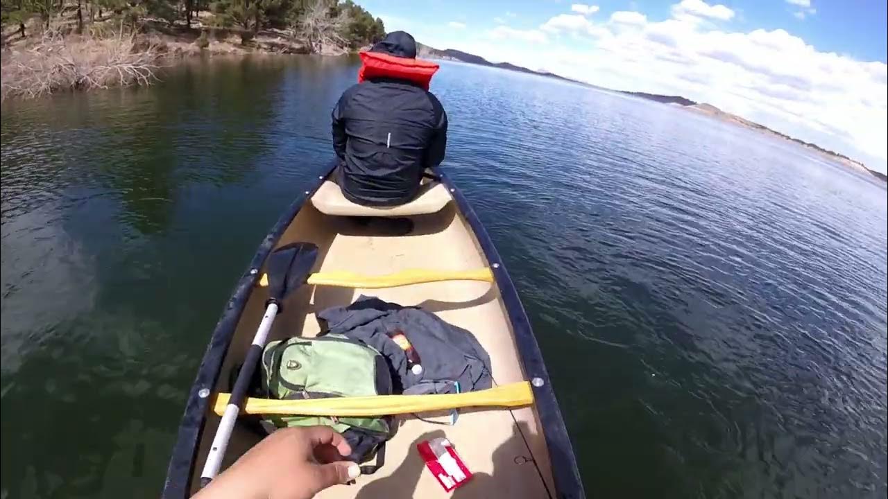 Old Town Canoe discovery 158 Nice lake paddle YouTube