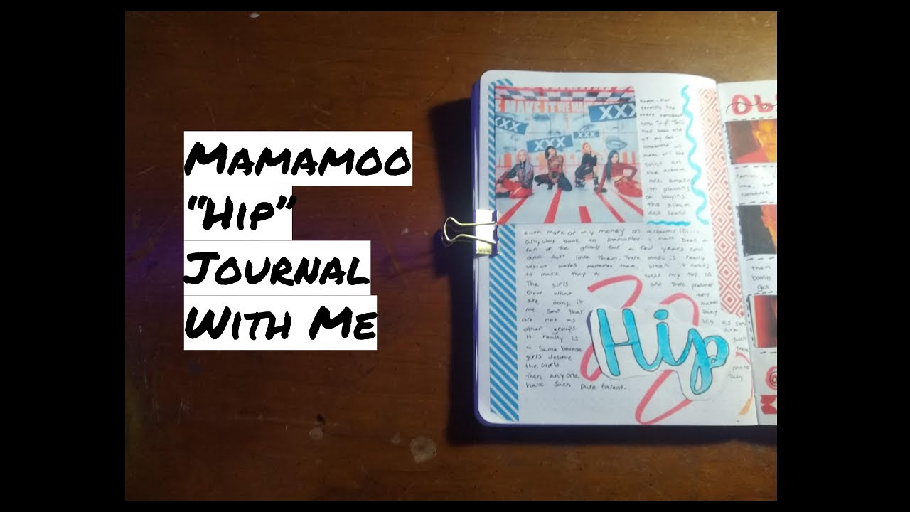 Mamamoo Hip Journal Spread • K-pop Journal With Me | SUGAKOOKIE