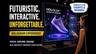 This Transparent Touch Screen Will Blow Your Event Away (Hologram Display LA)