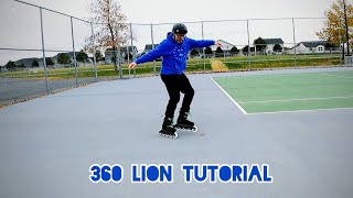 How to 360 Lion | Wizard Skating Tutorial