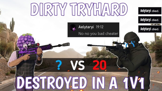 Tryhard Abusing OP Vehicles & Still Couldnt Keep Up in Free Aim