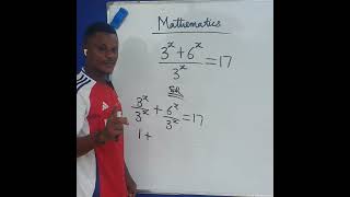 A quick way to solve this exponential equation