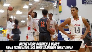 Brent Moss Catches A Body!! Khalil Luster Leads Lima Senior To Another District Final!!