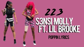 S3nsi Molly - 223 Ft. Lil Brooke (Lyrics)