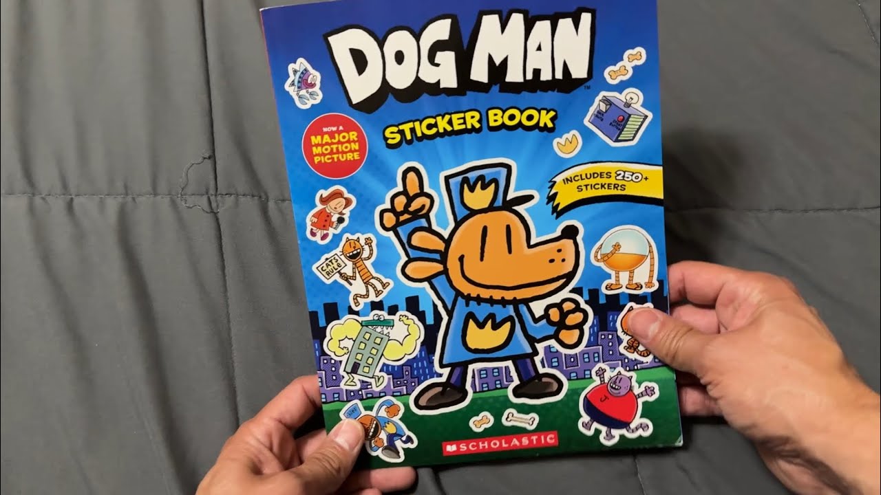 Dog Man Official Sticker Book Review 