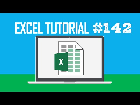 Excel Tutorial #142:  Inserting a Comment (Shift + F2)