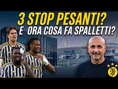 Video JUVE IN EMERGENZA: 3 INFORTUNI DOPO IL MERCATO! LA MOSSA DI SPALLETTI