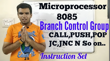 8085 Instructions of Branch Control group, Part 4 #branchcontrolgroup #8085 #microprocessor