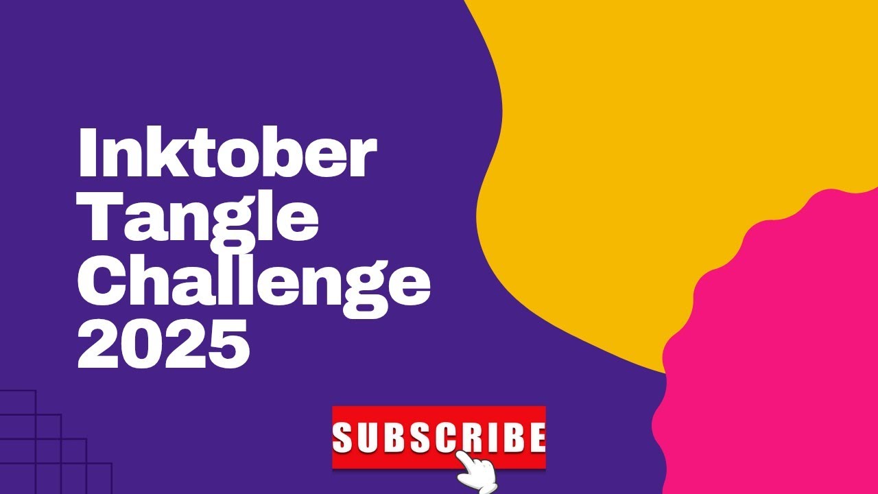 Welcome to the Inktober Tangles tutorial Day 4, 5 and 6