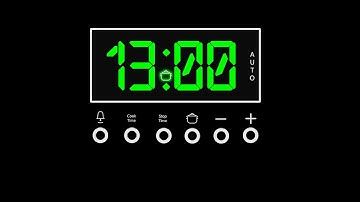 6 Button Timer   End time Cooking