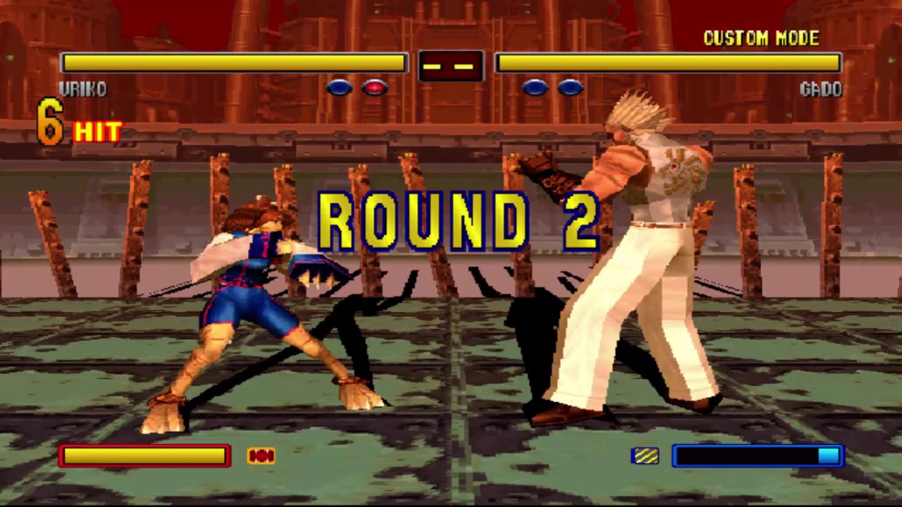 đấu trường thú mobile Bloody Roar 2 (Võ đài thú - Đấu trường thú): Uriko the half beast vs Gado the lion
