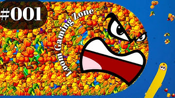 Worms zone.io 2023 Attacking mode gameplay | Snake Game 2023 | Saamp wala Game| Rắn Săn Mồi 2023