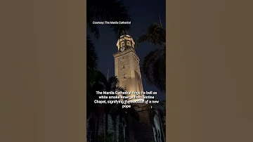 Manila Cathedral Bell Rings As White Smoke In Vatican Signals New Pope May 9 Conclave2025 