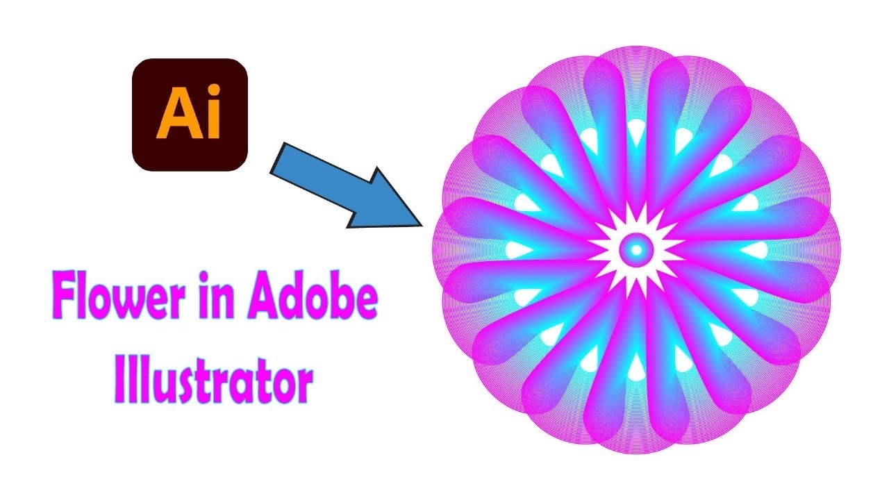 Adobe Color Flower Flower design in adobe illustrator #tutorial #design #adobe - YouTube