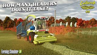 CASTLEREAGH - MORE HEADERS THAN Cristiano Ronaldo?! #5 - GAMEPLAY on Farming Simulator 25