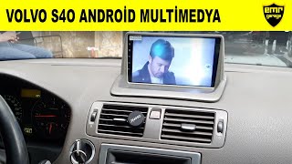 Volvo S40 üstten ekran android multimedya inceleme - Emr Garage Ankara