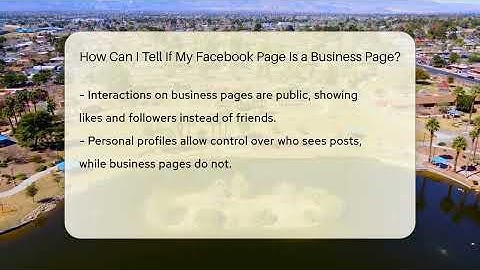 How Can I Tell If My Facebook Page Is a Business Page? - Everyday-Networking