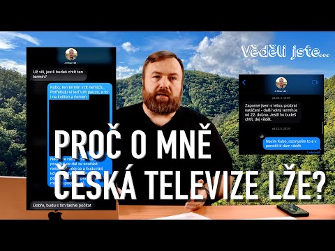 PROČ O MNĚ ČESKÁ TELEVIZE LŽE? | Martin Marek