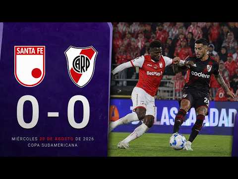 🔴 INDEPENDIENTE SANTA FE vs RIVER PLATE (EN VIVO) ⚽ COPA SUDAMERICANA