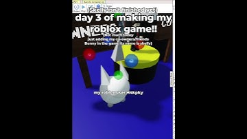 Day three! #roblox #robloxdev #robloxgames #robloxdeveloper #robloxstudio