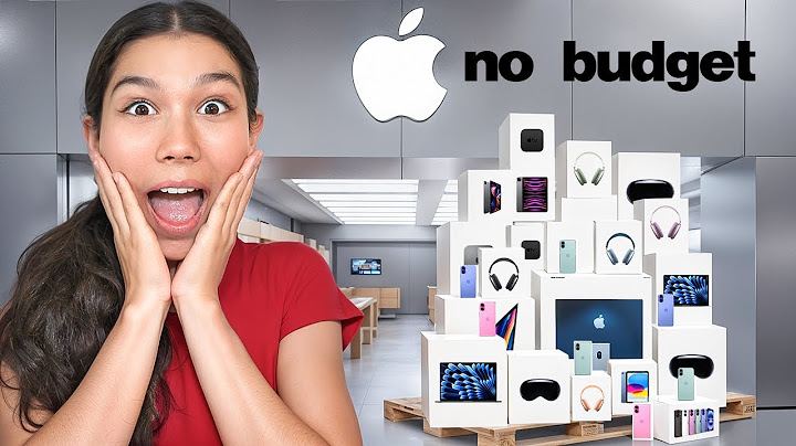 NO BUDGET AT THE APPLE STORE FOR CHRISTMAS