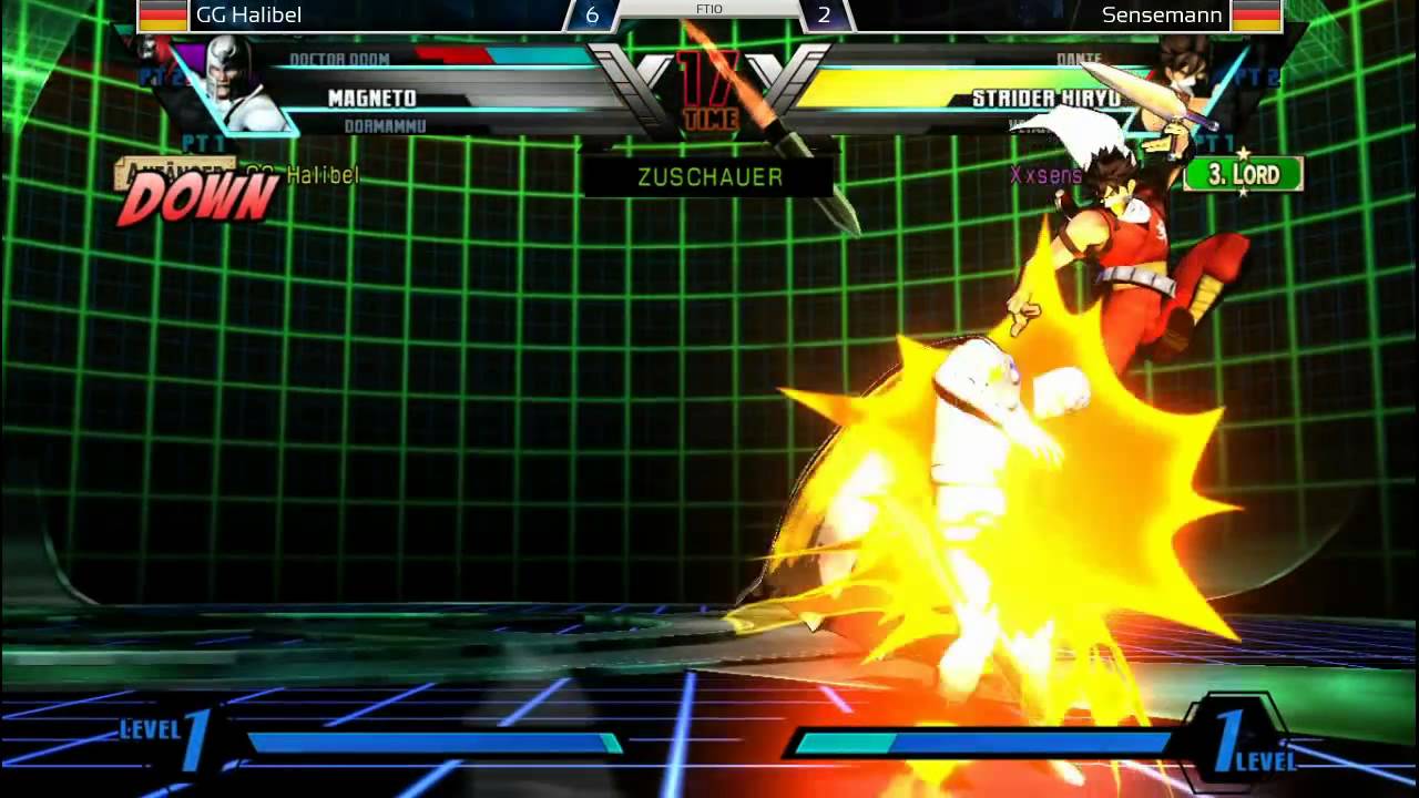 XxsensenmanxX (dant,verg,strid) Vs GG Halibel (mag,dor,doom) - CrustHQ Online Marvel FT10