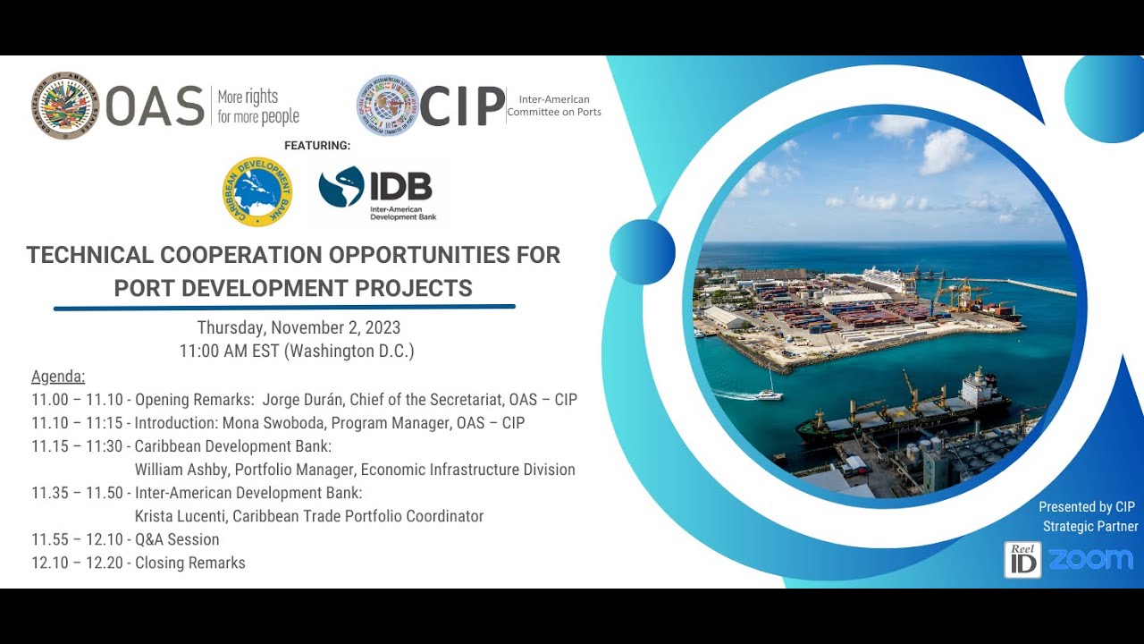 Webinar on Technical Cooperation Opportunities for Port Development ...