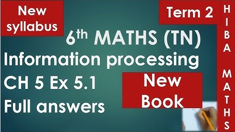 6th maths term 2 chapter 5 exercise 5.1 full answers tn samacheer new syllabus 2020-2021