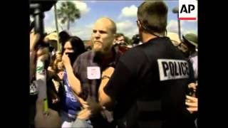 Protest against G8 summit