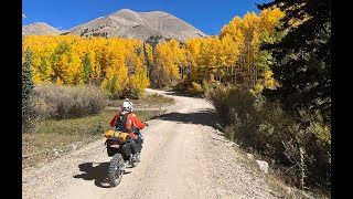 Moab to Colorado's Alpine Loop on Dualsport Motorcycles--Highlights