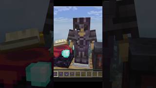 cool Minecraft armour trim! #minecraft #shorts