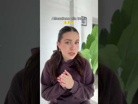 Attenzione alla truffa ⚠️