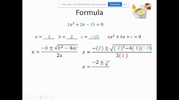 Quadratic Formula with Integer Answers