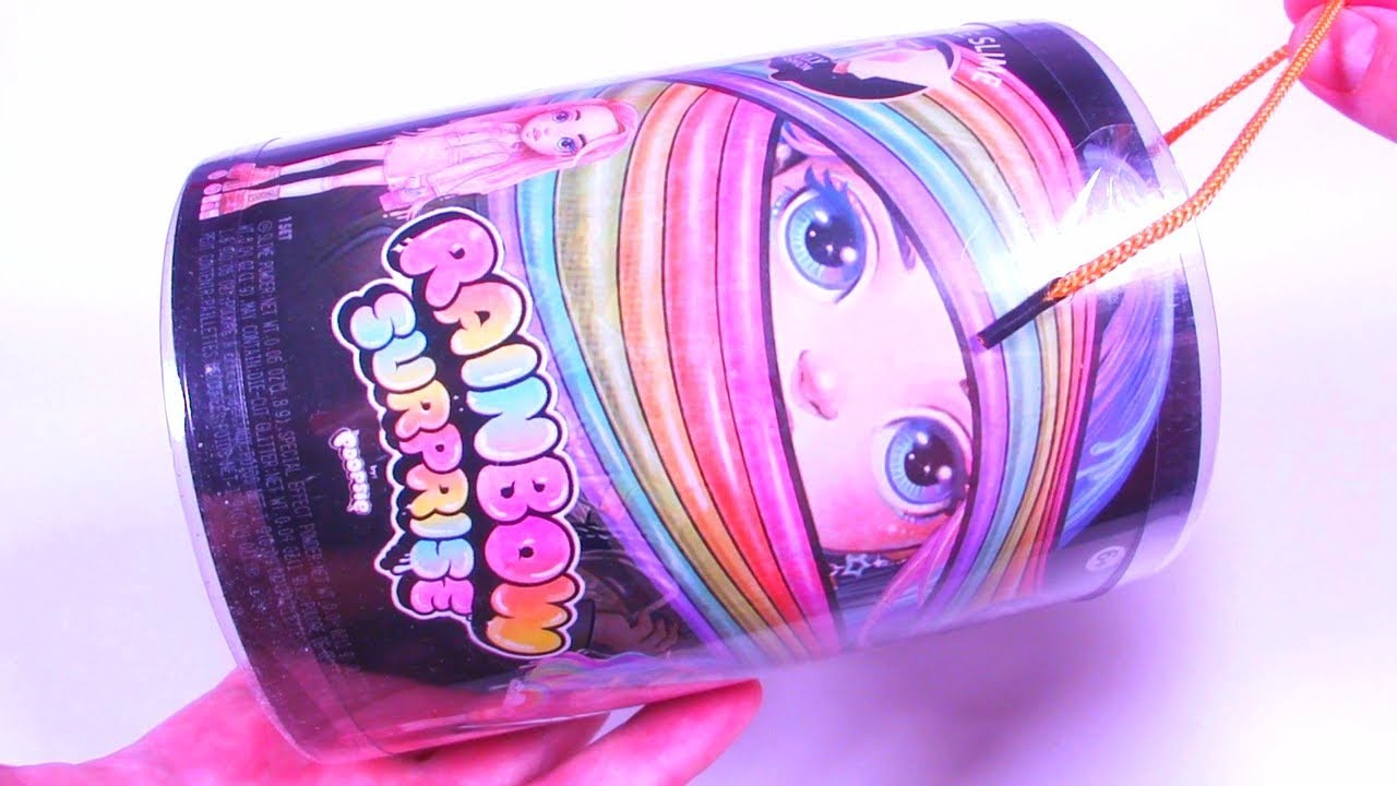 Распаковка куклы слайм. Пупси Rainbow Slime.