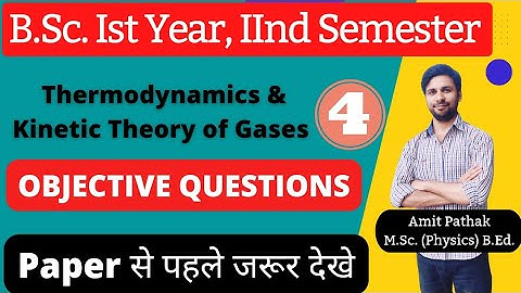 BSc first year Second Semester Physics Objective Questions (MCQ Series)|BSc 2nd semester 2022 |mjpru