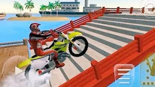 EXTREME BIKE TRIAL STUNTS 3D ANDROID GAME #Dirt Motor Cycle Racer #Bike Games 3D #Stunt Android Game screenshot 2